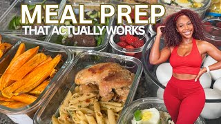 EASY MEAL PREP FOR WEIGHT LOSS! This actually helped me lose body fat!
