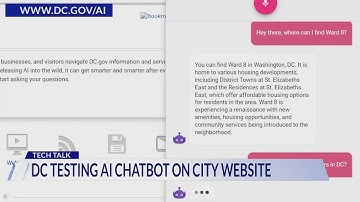 DC tests AI chatbot on city website