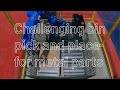 Bin picking and precise placement of difficult stamped metal parts
