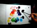 Basic Color Mixing Tutorial Using Acrylics