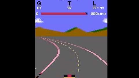 Pole Position (Atari 2600) - Game Play
