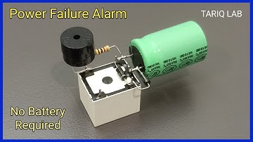 How to make a power failure alarm