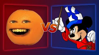 Mugen Battle - Annoying Orange Vs Wizard Mickey Mouse