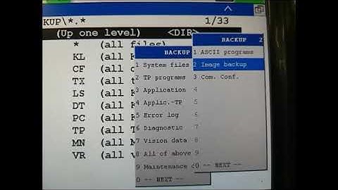 FANUC BACKUP IMAGEM SISTEMA