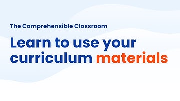 How to use your curriculum from The Comprehensible Classroom