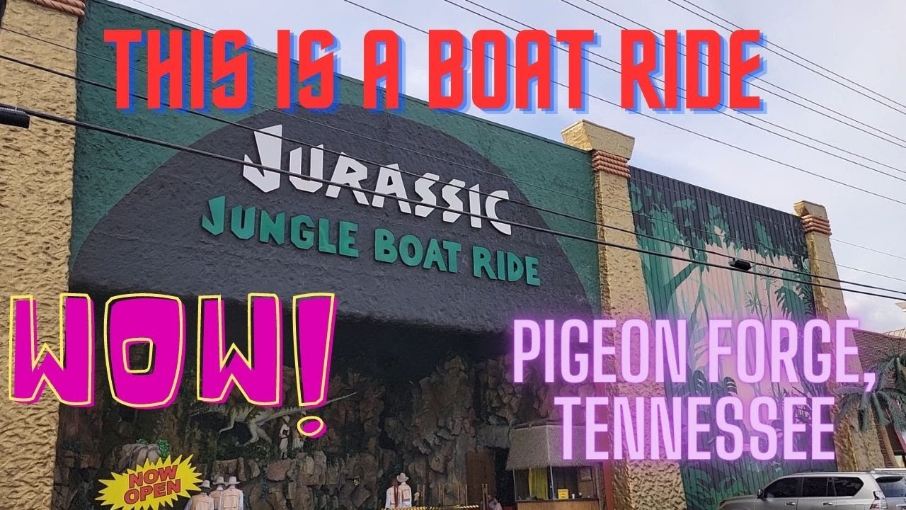 Jurassic Jungle Boat Ride in Pigeon Tennessee YouTube