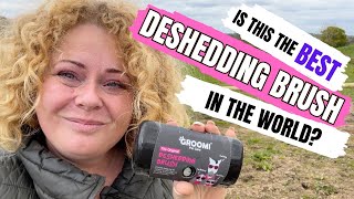 Groomi Deshedding Brush Review #grooming