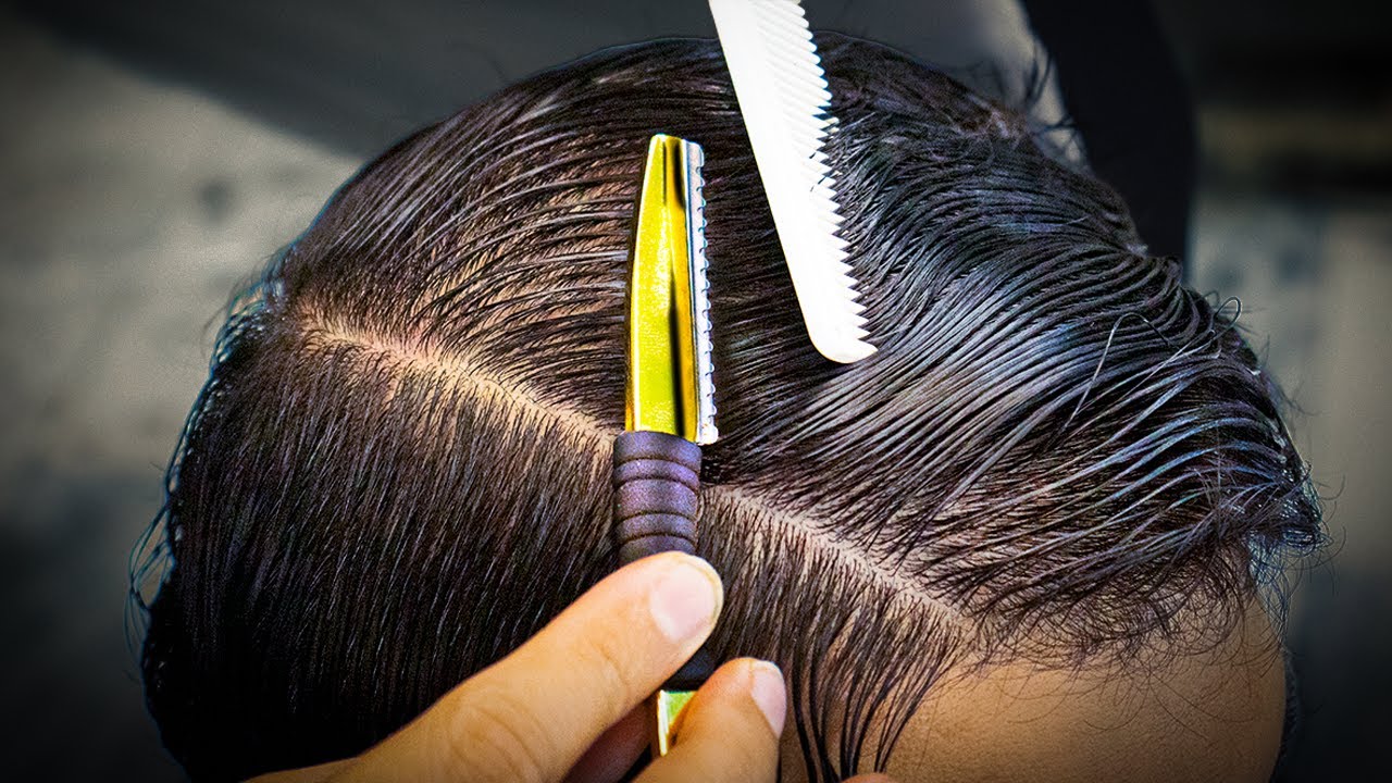 ASMR | Messy to Sharp: Gentleman’s Scissor & Razor Transformation💈