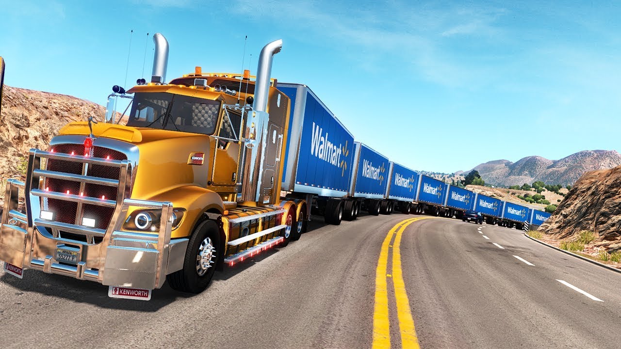 ATS V 1.30 MAPA MÉXICO EXTREMO KENWORTH T609 Tlaltenango Jerez tren de carretera Road Train Pack