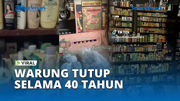 Viral Warung Tutup Selama 40 Tahun, Isinya Barang Jadul