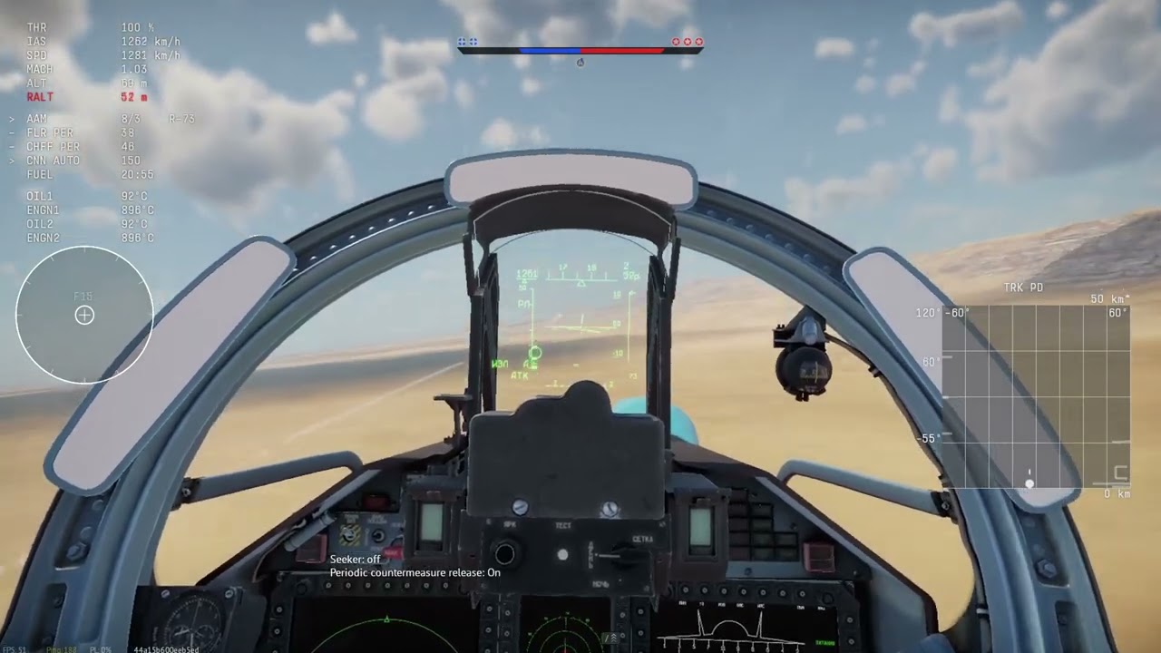 Su27 SM (R73 ) In Sim (War Thunder)