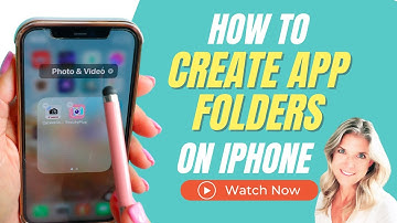 How to Create App Folders on iPhone - Let