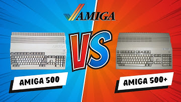Wat zijn de verschillen tussen een Amiga 500 en een Amiga 500 Plus?