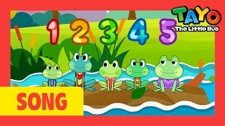Tayo Song Five Little Speckled Frogs L Nursery Rhymes L Tayo The Little Bus