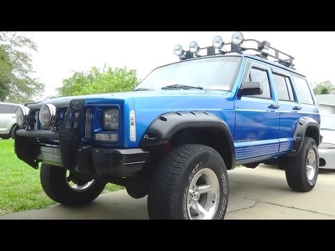 1996 Jeep Cherokee Xj Roof Rack Bull Guard Youtube