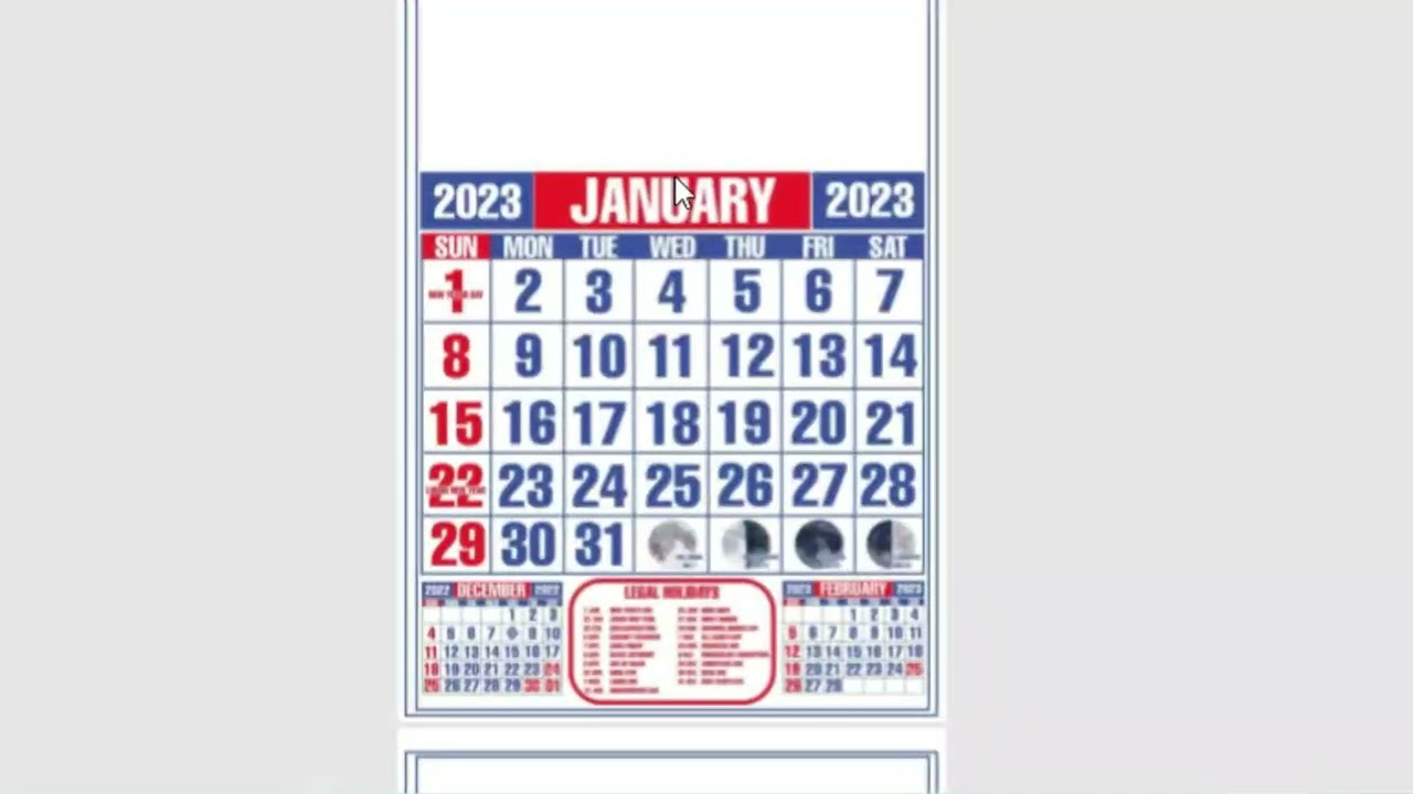 CALENDAR COMERCIAL UPDATED 2023 FREE DOWNLOAD FILE[ PDF FILE] YouTube