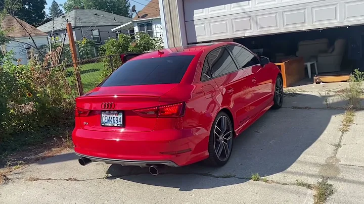 2016 audi S3 resonator and muffler delete