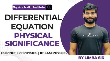 Physical significance of differential equation
