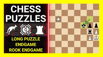 Chess Puzzles to Practice. Themes: Long puzzle, Endgame, Rook endgame. Learn Chess