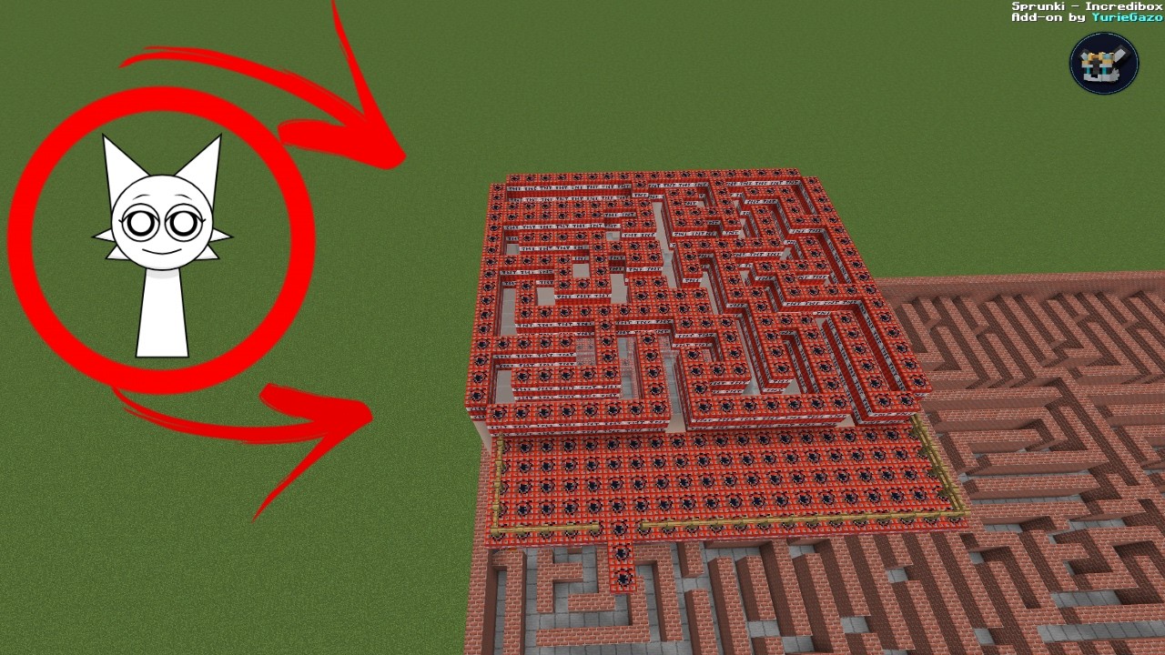 I BUILT A MAZE OUT OF DYNAMITE, AND THEN THE SPRUNKIES WENT THROUGH MY MAZE.