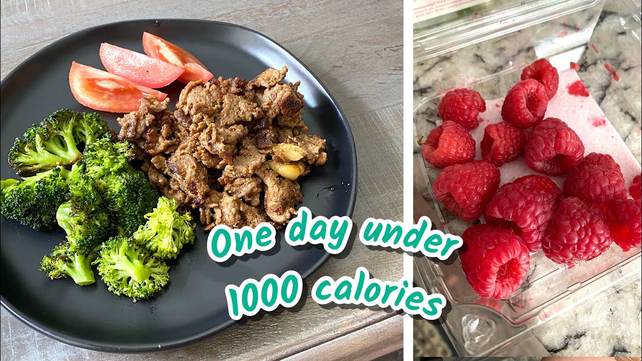 Under 1000 Calories A Day Meals For Weight Loss YouTube