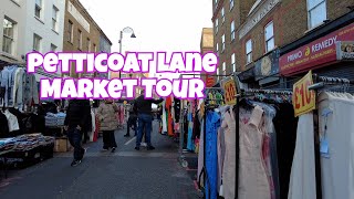 East London Walking Tour to Historic Petticoat Lane Market London