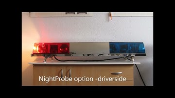 Code3 SD lightbar with SelectAlert and NightProbe (very rare)