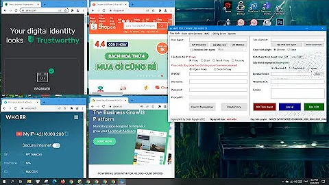 GIỚI THIỆU VÀ HƯỚNG DẪN SỬ DỤNG TOOL MMO CHANGE USER AGENT V3.6 - HIDEN BROWSER - MMO SOFTWARE