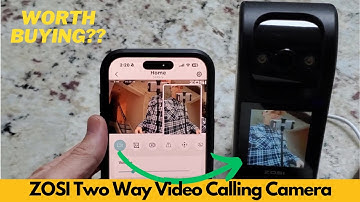 ZOSI Two Way Video Calling Camera with 2.8 inch HD Screen, C520M 2.5K Pan Tilt Indoor - Worth It?