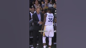 Steve Kerr On Coaching Kevin Durant 😱 #shorts