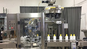 Single head chuck capper machine with vibratory type cap feeder model PC1 JAW VIB by Acasi Machinery