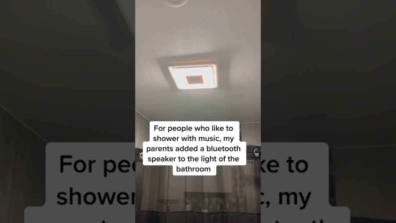 Bluetooth speaker in bathroom 😍 