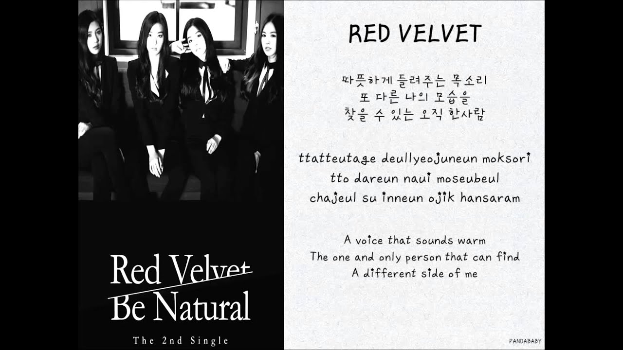 Red Velvet - Be Natural Lyrics [2nd Single] HD - YouTube