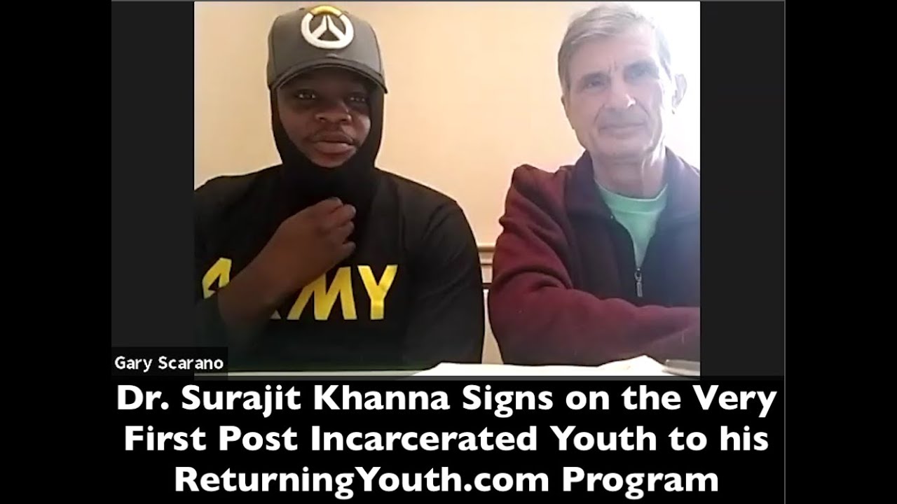 Dr. Surajit Khanna Signs on the Very First Post Incarcerated Youth