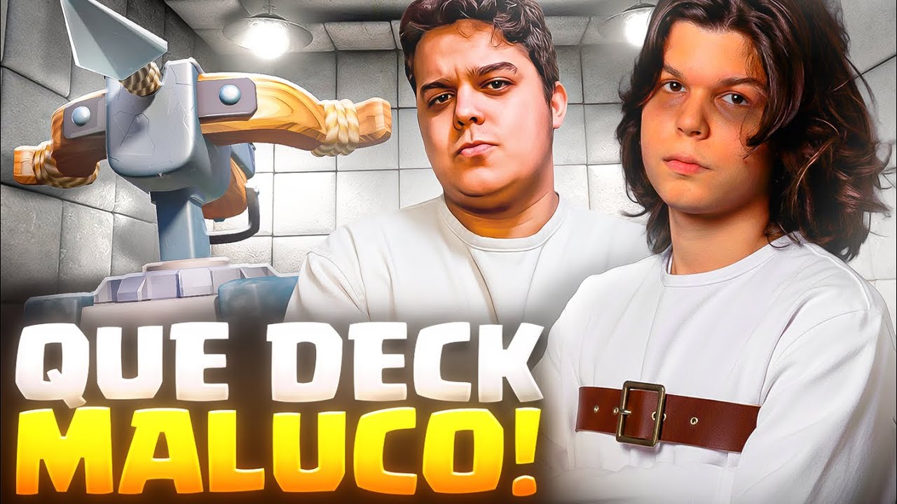 CRIEI UM DECK BIZARRO DE X-BESTA E PEGUEI TOP 1 BR NO CLASH ROYALE
