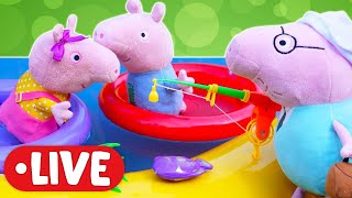🔴 Peppa Pig çizgi film oyuncakları!!! Peppa Türkçe izle!!! Peppa ve George ile çocuk videoları