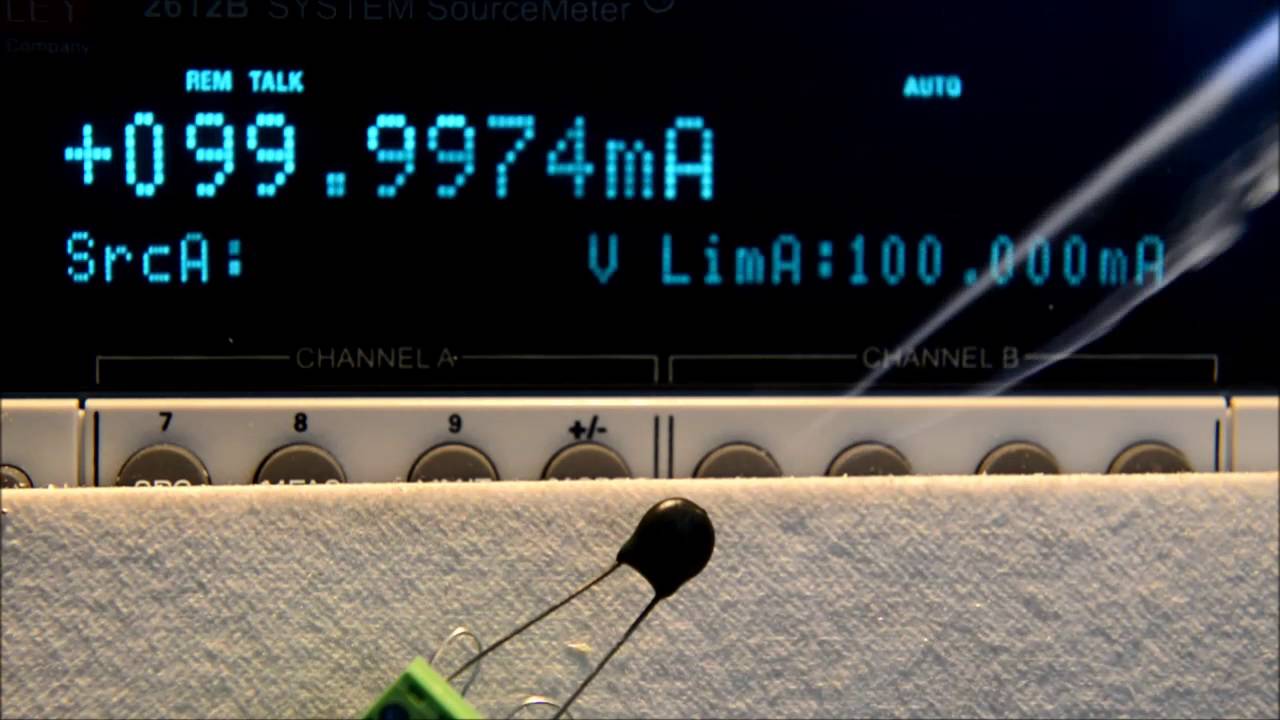 metal oxide varistor(MOV) 과열 테스트