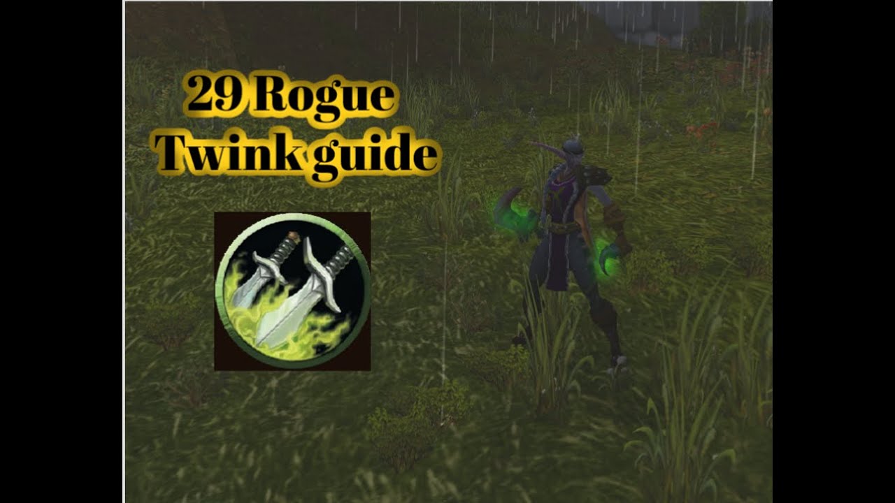 Rogue guide to twink in wow