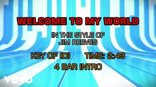 Jim Reeves - Welcome To My World (Karaoke)