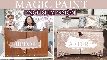 How to restore and save old furniture! A shabby and romantic makeover! Elisa & Magic Paint!