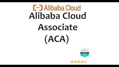 Alibaba Cloud - ACA Cloud Computing Exam Passed