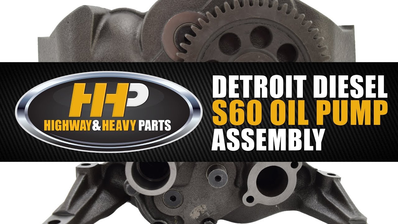 New, Diesel Engine Oil Pump, Detroit Diesel Series 60, Shop Highway and