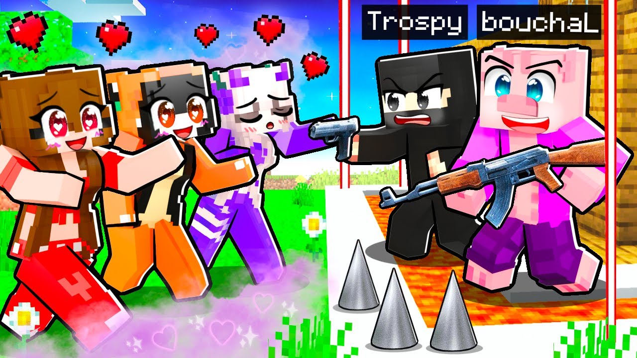 HOLKY z BOUCHAL CREW vs ZABEZPEČENÝ DŮM! (Minecraft)