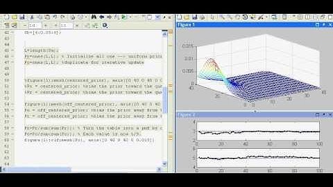 Tutorial: recursive Bayes with MATLAB example part3, by Student Dave