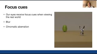 Impact of correct and simulated focus cues on perceived realism (SIGGRAPH Asia 2022 presentation)