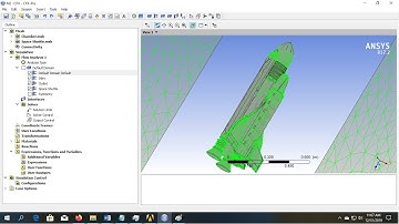 The Design - Supersonic Flow CFX Simulation of a Space Shuttle | ANSYS CFX