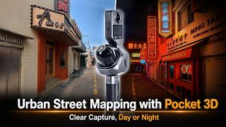 Pocket 3D Hong Kong Street Capture | Day & Night 3DGS Reality Capture