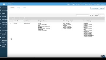 KVM Onboarding - Part 8 -  Create Tenants and Users