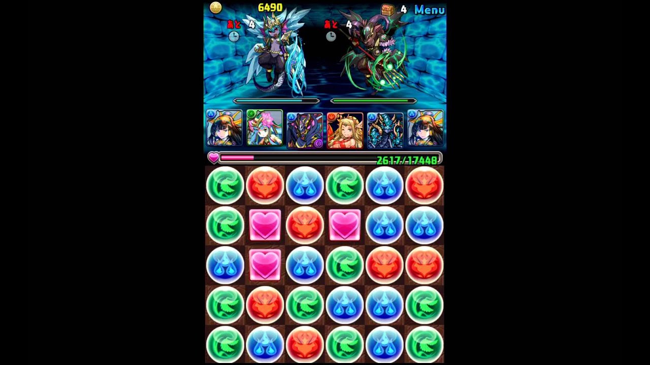 可愛い画像 パズドラ「水の歴龍 蒼き孤島　地獄級」イシスパーティー9倍ノーコン攻略
