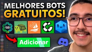 5 MELHORES BOTS GRATUITOS para SERVIDOR de Discord em 2024!